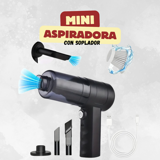 Mini Aspiradora con Soplador - Máxima Limpieza