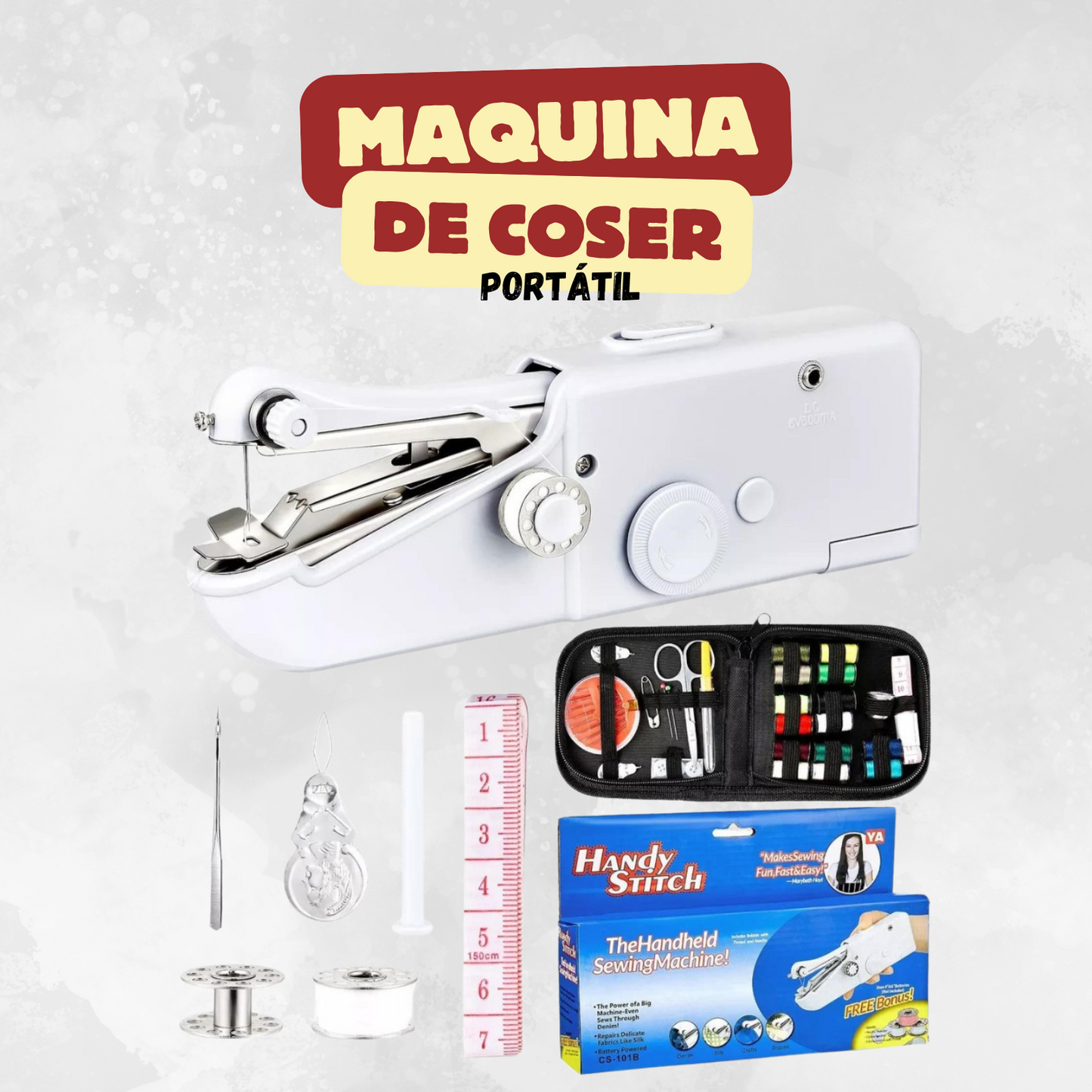 Maquina de Coser Portátil - Tu Aliada en Cada Emergencia